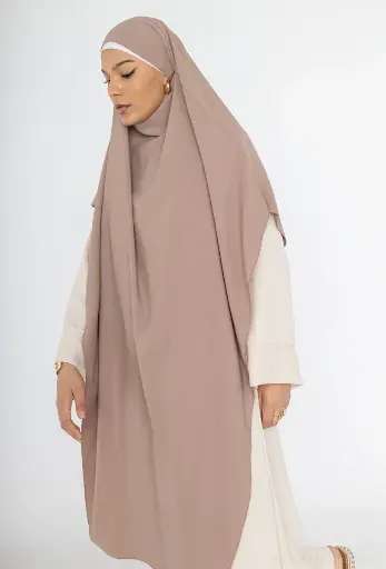 Khimar longue pour femme ref:Ca2371pk
