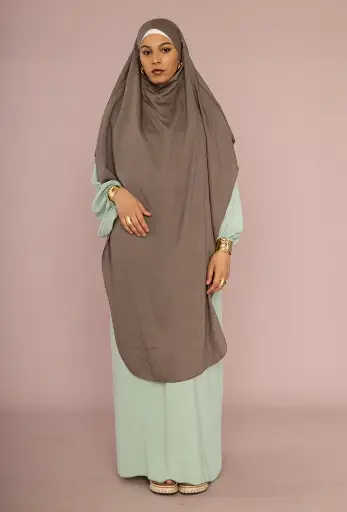 Robe abaya en soie de Médine Ca2371vs